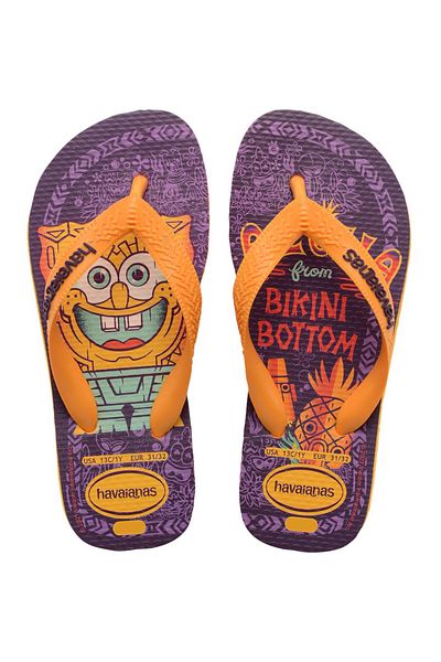 Havaianas Bob Sponge Flip Flops - Purple
