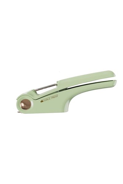 CLICK Multifunctional Garlic Press 4in1, Slicer, Jar Opener, Fruit/Vegetable Peeler, 22 x 8.8 cm, Green