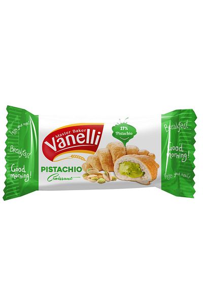 Vanelli Antep Pistachio Cream Croissant (216Gr*12)
