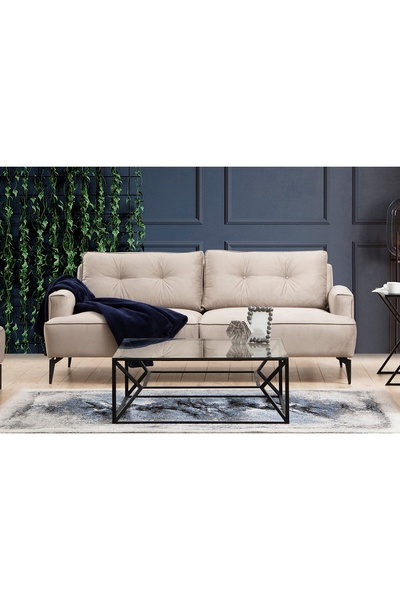 Vivense RİMİNİ ÜÇLÜ KOLTUK, AÇIK GRİ