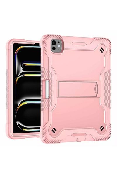 CLICK Husă de protecție pentru iPad Pro 13 2024 + folie de protecție pentru ecran, B79, Lexgard, Golden Rose