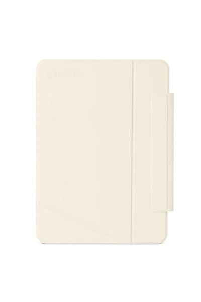 WOW Husa compatibila cu iPad Pro 11 2024, G50, Piele ecologica, IvoryClear White