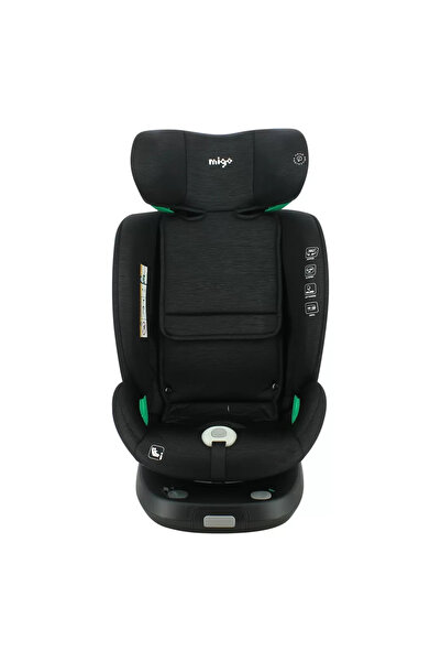 TEAM TEX Κάθισμα αυτοκινήτου Migo Legend, 40-150 εκ., μαύρο