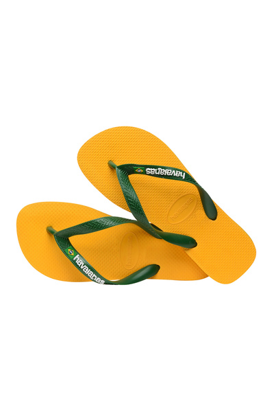 Havaianas Brazil Logo Pop Flip Flops - Yellow