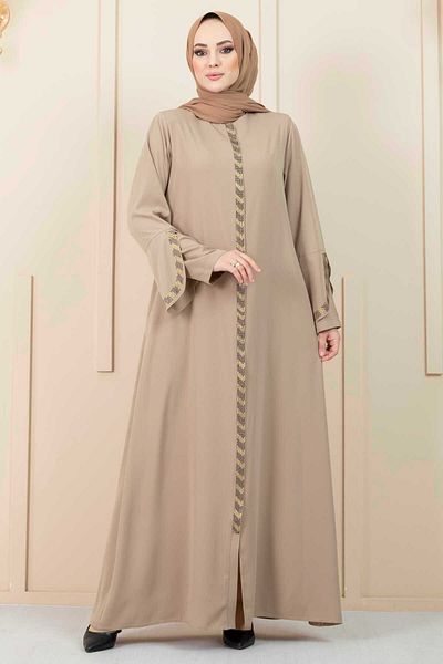ISTANBUL STYLES Strass Stone Hijab Ferace Dress