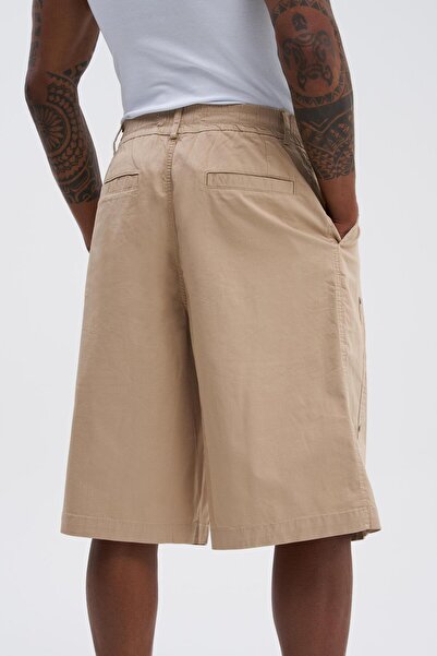 Machinist Ανδρικό σορτς Oversize Carpenter σε ανοιχτό μπεζ χρώμα