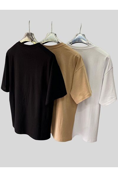 Afri Women'S/Men's Unisex Oversize 3-Piece T-Shirt