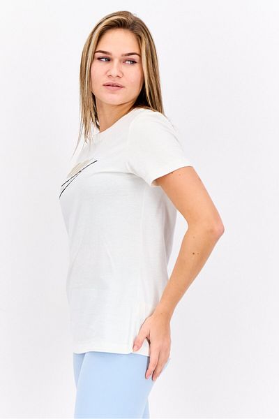Nike Women Sportswear Fit Short Sleeves Outdoor T-Shirt, Off White