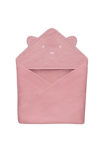 Lionelo_SP Prosop de baie, Lionelo, Cu gluga, Din muselina, 100% bumbac, 80x8...