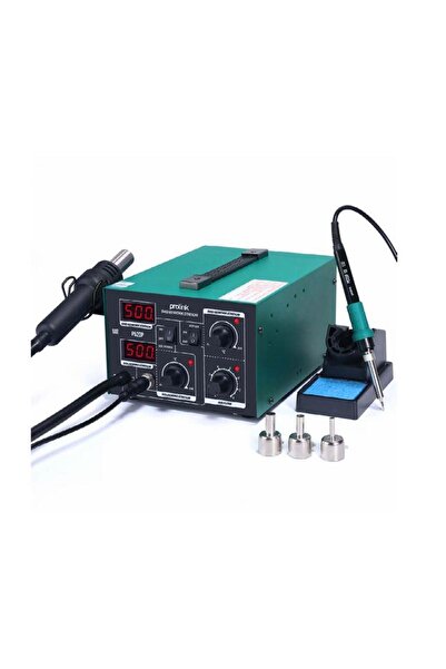 Prolink P-52 DP Diyafram Sıcak Hava Üflemeli Dijital Havya İstasyonu (852D+)