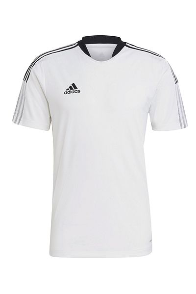 adidas Мъжка спортна ежедневна тениска Tiro, бяла