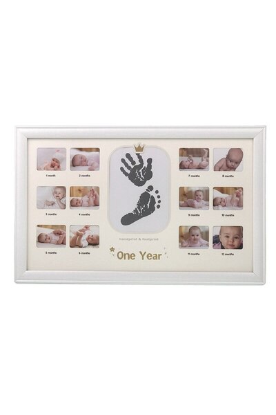 OEM Photo Frame Collage, My First Year, Plastic, 49x26cm, White