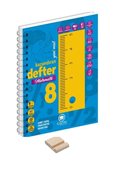 Çanta Yayınları LGS 8. Sınıf Matematik Hazırlayan Defter ve Telefon Tutucu