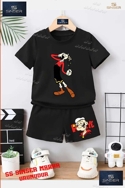 SS SİNSER تي شيرت للأطفال للجنسين "SAFINAZ CICEK SMELLY" مطبوع خاص برقبة دائر...