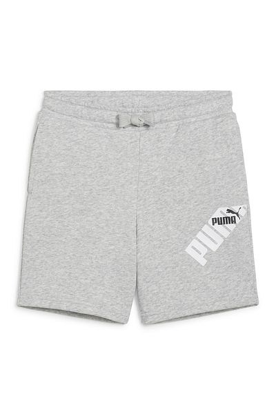 Puma Power Graphic Shorts - Light Grey Heather
