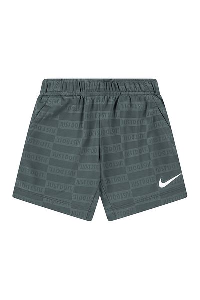 Nike Dri-FIT Just Do It All Over Printed Textured Shorts - Vintage Green