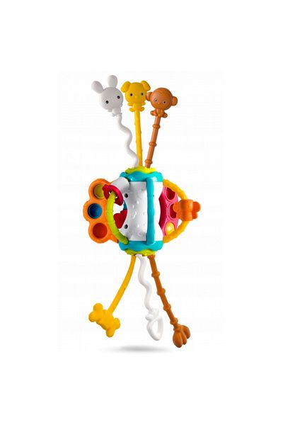 Ricokids Sensory teething toy Montessori inspiration, made of silicone, Intuitive handles,