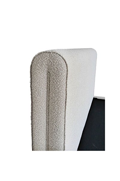 Danube Home Naples 180X200 Upholstered King Bed - Beige L241xW196xH115cm