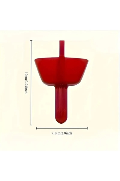 GlassySKY (1 Piece Red) Ice Cream Holder Carrier Stand, Anti-Drip, Summer Holiday Party Gift