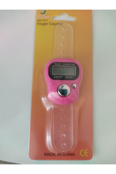 Eslemita Zikirmatik Counter Finger-Mounted Digital Prayer Beads Color Will Be Sent According to Stock Condition.