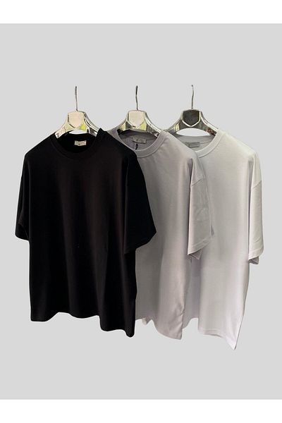 Afri Women'S/Men's Unisex Oversize 3-Piece T-Shirt