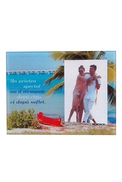 OEM Glass Photo Frame for 10x15 Photos, Friends Dedication, M2
