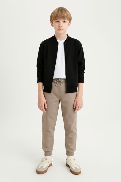 AHENGİM Pantaloni de sport de bază Jogger Leg School pentru băieți AK-2350