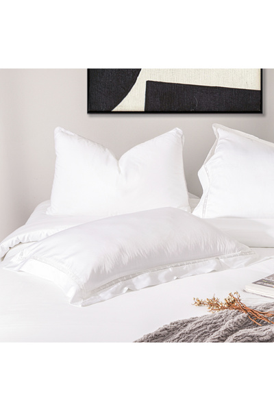 Boutique Blanche 3Pcs cotton duvet cover 260*220cm - with embelishment