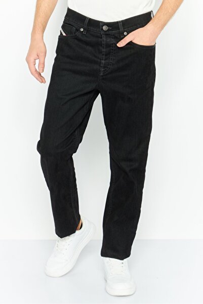 Diesel Men 2005 D-Finning Regular Fit Solid Stretchable Denim, Black