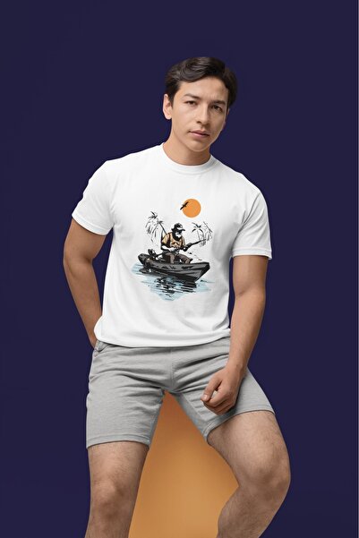 ArtYus Unisex Bărbați/Femei Călăreț colorat cu imprimeu supradimensionat bumb...