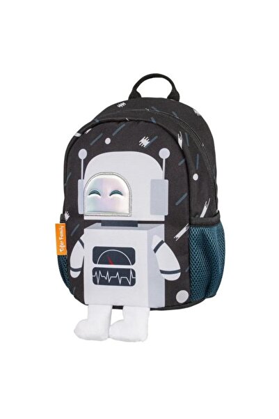 Tiger Ghiozdan Mini Dear Friends, dimensiune 26 x 20 x 15 cm, motiv Robot Mr White