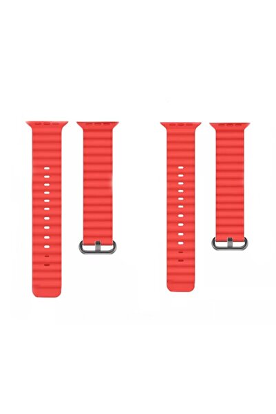 OEM Curea pentru Apple Watch 1/2/3/4/5/6/7/8/9/SE/SE 2 38/40/41mm, Watchband, X985, Red