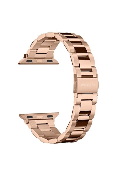 Danex Watch Strap for Apple Watch 1/2/3/4/5/6/7/8/9/10/SE/SE 2, 38/40/41/42mm, F75, Metal, Strawberry Gold