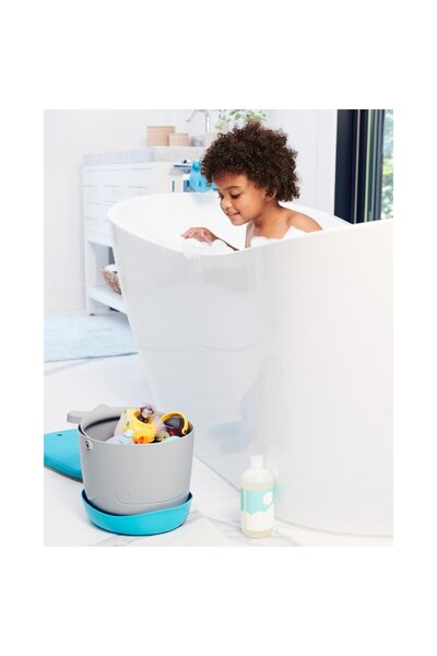 Skip Hop Toy organizer, Skip Hop, Moby Stowaway, With handle, With stand, BPA free, 9 months+, White