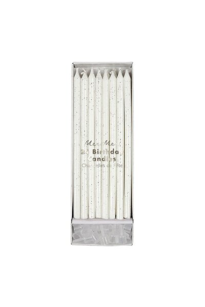 Meri Meri - Silver Glitter Candles
