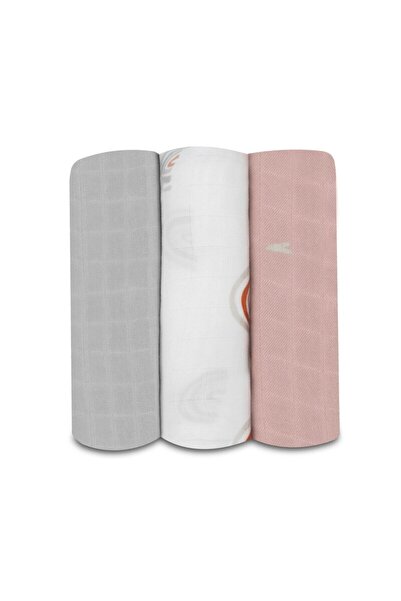 Lionelo_SP Set 3 museline, Lionelo, Bamboo, Multifunctionale, Din Bambus, 70x70 cm, Rainbow