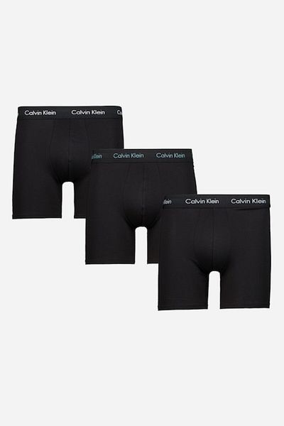 Calvin Klein , Set of boxers with logo - 3 pairs, Black, Anthracite Grey, L