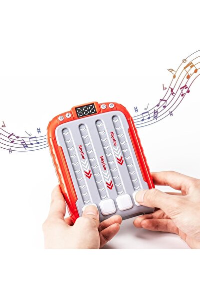 Flippy Interactive Rhythm Toy, 3+ years, ABS, 6 Levels, 15x3x11 cm, Musical, Red