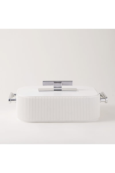 LA MESA سخان طعام من الفولاذ المقاوم للصدأ سعة 3 لتر باللون الذهبي