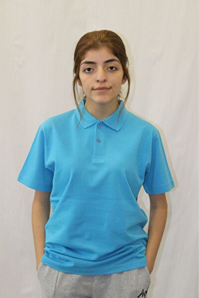 Sereia Παιδικό 100% βαμβακερό μονόχρωμο μπλουζάκι πόλο με κοντό μανίκι μπλε -...