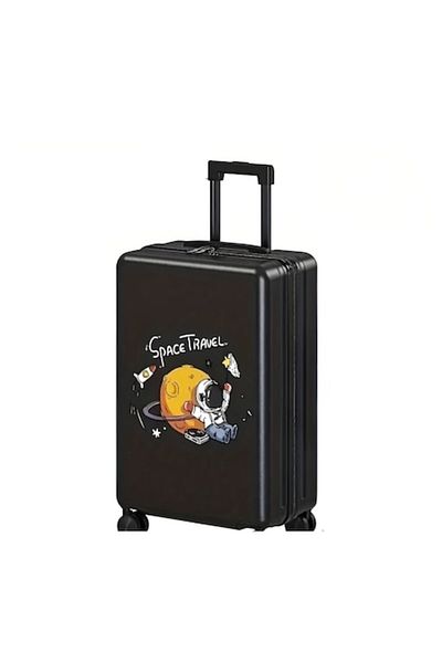 CLICK Travel Trolley Kids, Model Astronaut, 56 x 35 x 22 cm, 4 Wheels, Adjustable Handle, ABS, Water