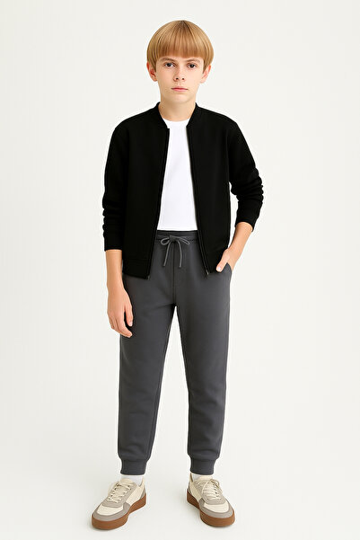 AHENGİM Boys Basic Jogger Leg School Sweatpants Ak-2350