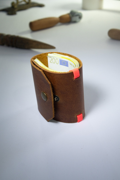 Tauran Mıknatıslı Para Klipsli Hakiki Deri Unisex Kadın Erkek El Yapımı Cüzdan Paraya Değer Verenlere Özel