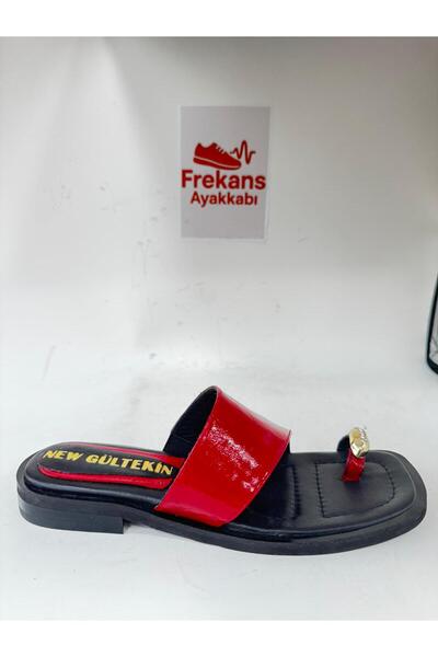 NEWGÜLTEKİN Khaki Leather with Toe Buckle