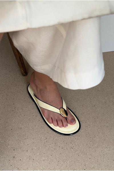 Mupa Shoes Papuci de damă GALBEN DESCHIS