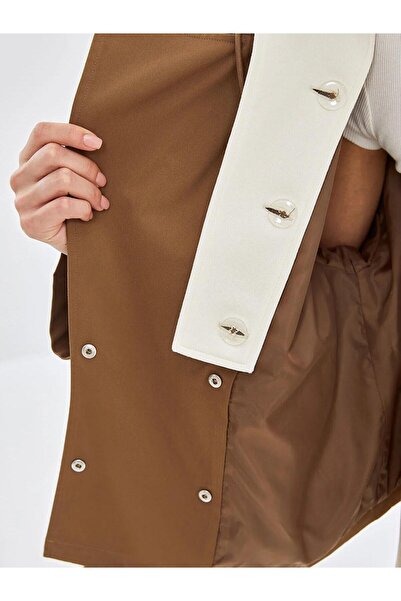 LC Waikiki Lcw Vision Women's Hooded Trench Coat (W5)