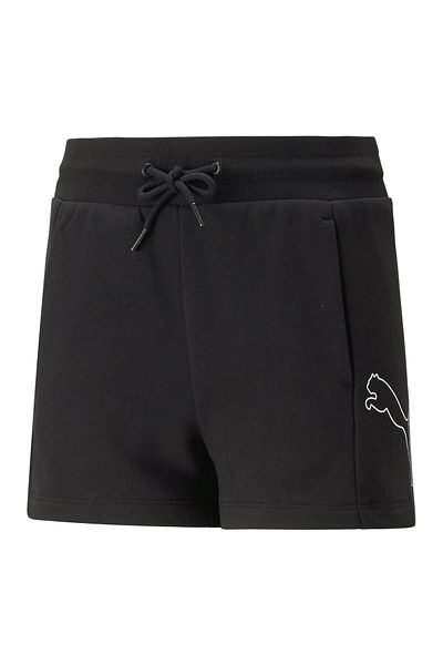 Puma Power High Waist Shorts - Black