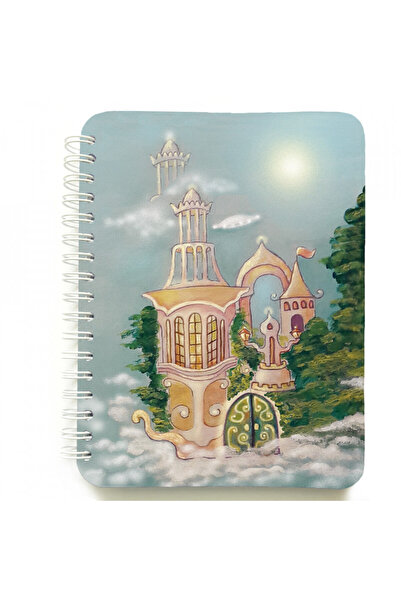 Editura Soapta stelelor Carnet spira Castelul fermecat, 12 x 16 cm, 100 foi d...