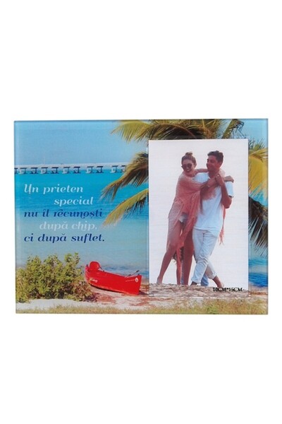 OEM Glass Photo Frame for 10x15 Photos, Friends Dedication, M2