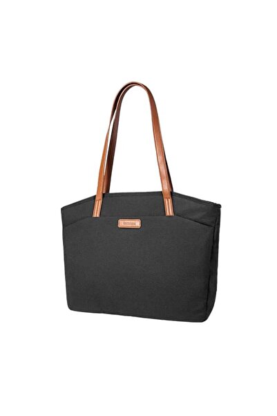Tomtoc Geantă pentru laptop de 16 inch rezistentă la picături de apă, geantă tote, X488, neagră